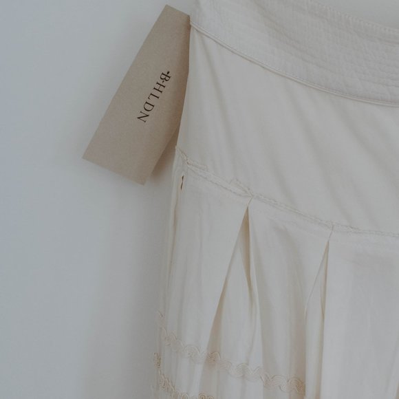 BHLDN, Bridal, Ivory, Skirt, Maxi, Ball Gown, Silk - Picture 6 of 10